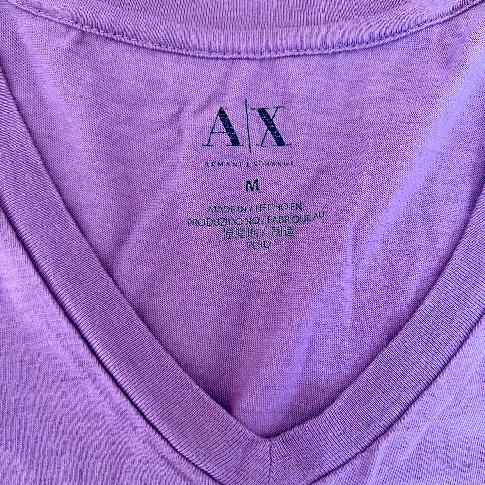 Armani exchange slim fit v neck men’s T-shirt